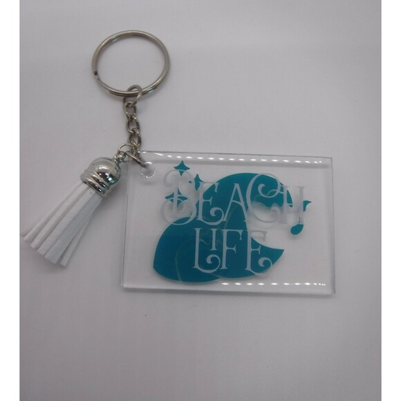 Keychains Acrylic Beach - Picture 2 of 2